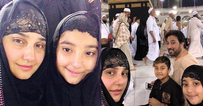 Javeria Saud And Family - Umrah Pictures