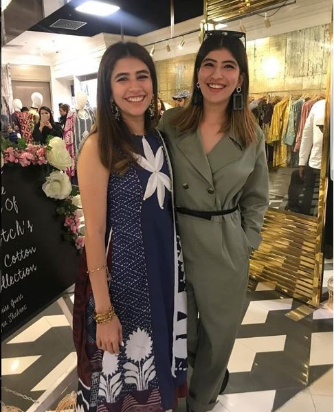 Gorgeous Syra Shehroz With Her Sister At An Event