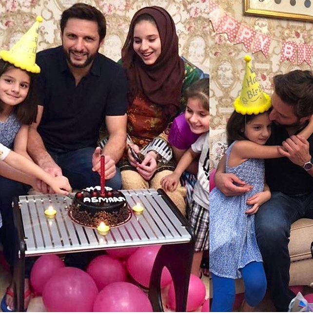 Shahid Afridi Wife Nadia - 10 Beautiful Family Pics