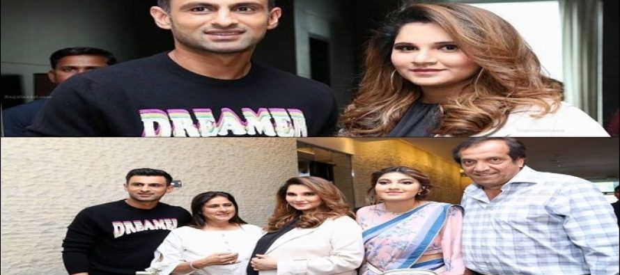 Shoaib and Sania Latest Pictures in Hyderabad