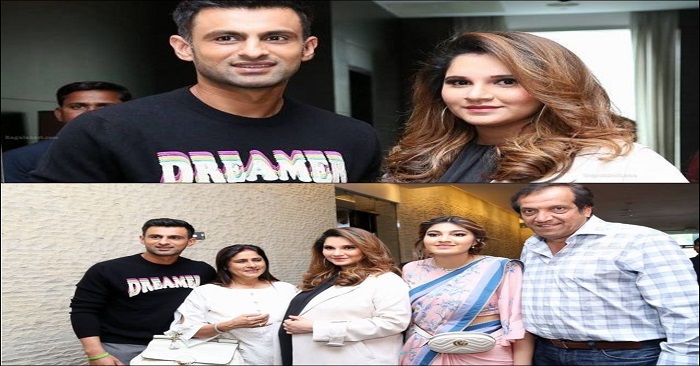 Shoaib and Sania Latest Pictures in Hyderabad