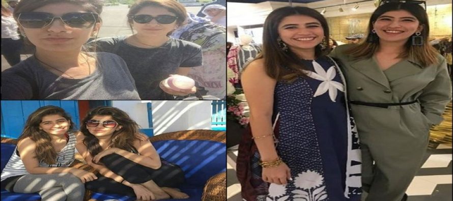 Gorgeous Syra Shehroz With Her Sister At An Event