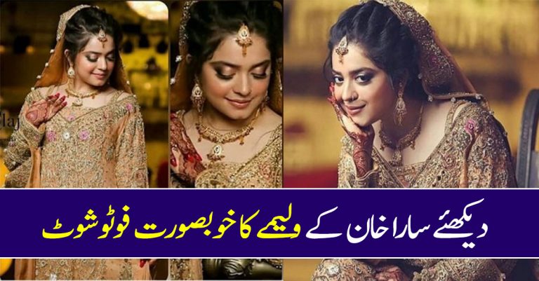 Sara Razi Khan Walima Professional Photoshoot