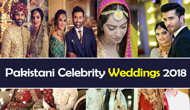 Pakistani Celebrity Weddings 2018 - New List