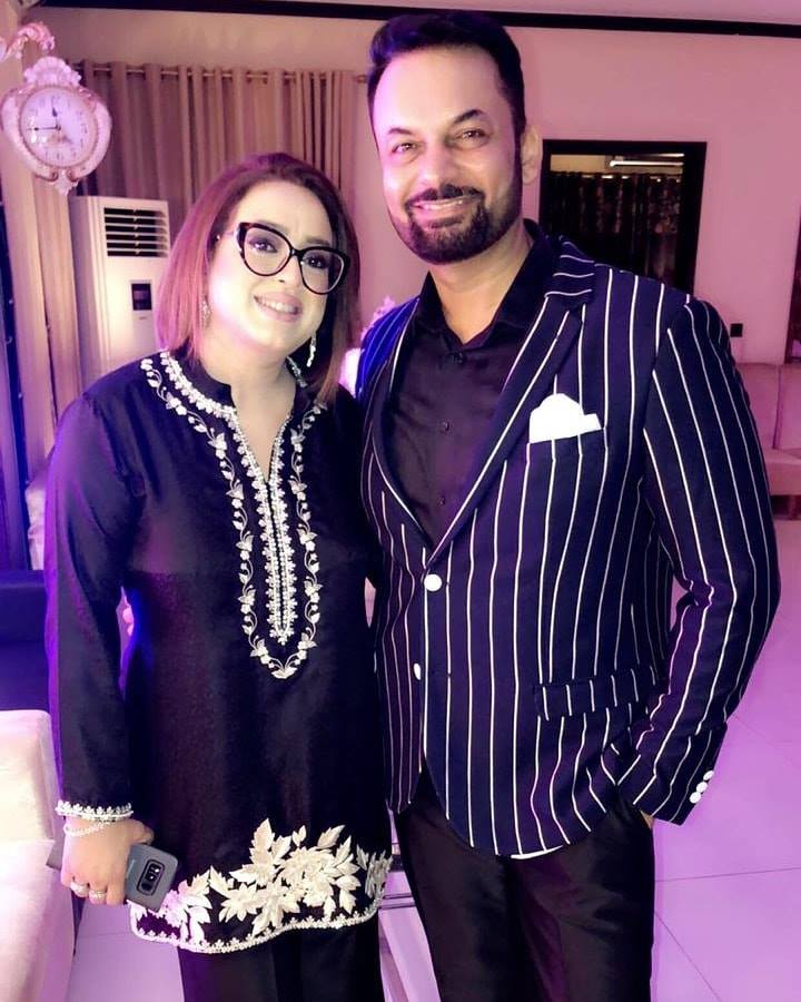 Celebrities At Nauman Masood's Wedding Anniversary