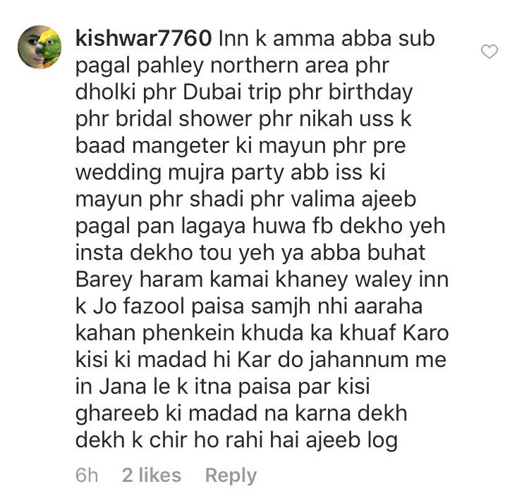 People Criticize Aiman and Muneeb's Elaborate Wedding