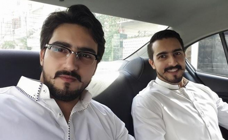 Hammad And Faraz Farooqui With Their Newborns