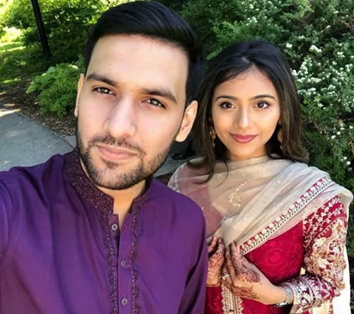 Comedian Zaid Ali T With Wife Yumna-Pictures
