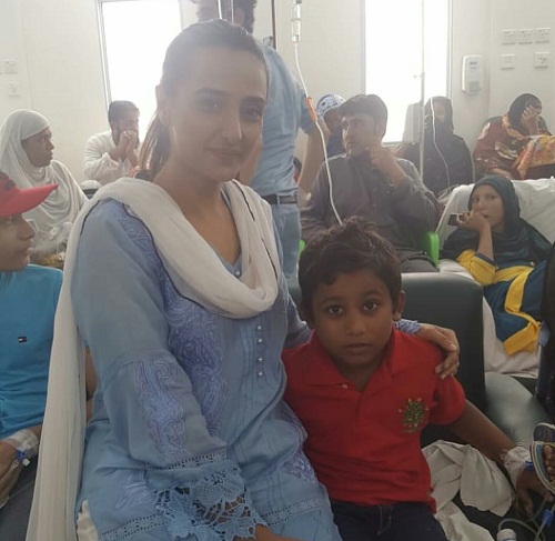 Momal Sheikh Visits Indus Hospital