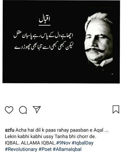 It Is Allama Iqbal's 141st Birth Anniversary