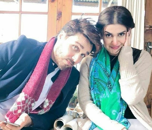 Kubra Khan On The Sets Of Alif