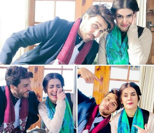 Kubra Khan On The Sets Of Alif