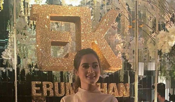 Aiman Khan At A Store Launch