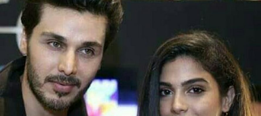 Sonya Hussyn And Ahsan Khan At An Event