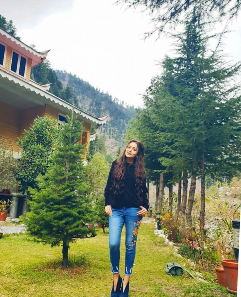 Zarnish Khan Enjoying A Trip To Northern Areas