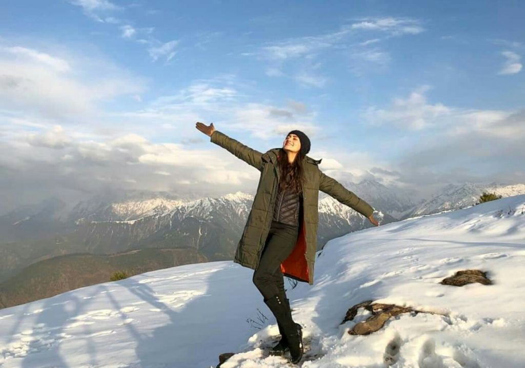 Zarnish Khan Enjoying A Trip To Northern Areas