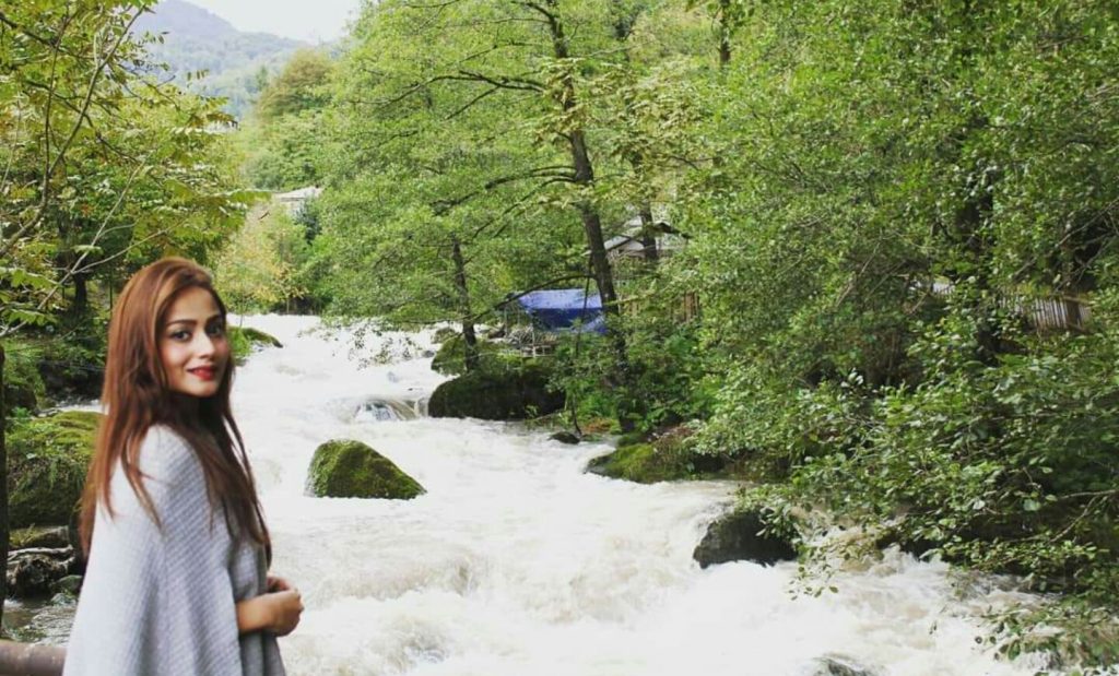 Zarnish Khan Enjoying A Trip To Northern Areas