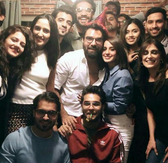 Yasir Hussain Celebrates Birthday With Friends