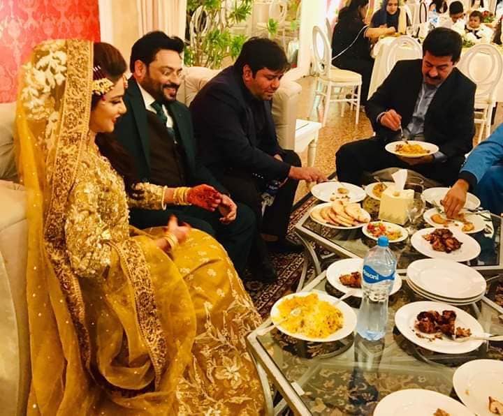 Image result for aamir liaquat walima