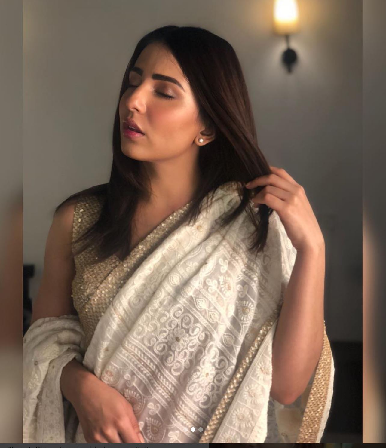 Ushna Shah Stuns In A Saari-Pictures