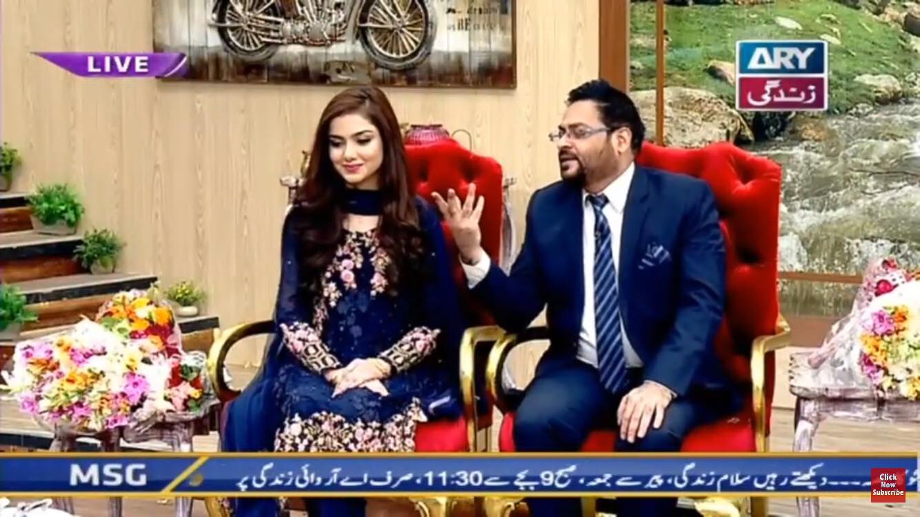 Aamir Liaquat's Second Wife Praises His Cooking Skills