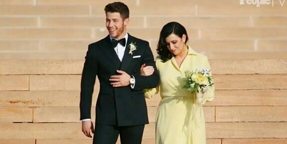 Priyanka Chopra And Nick Jonas's White Wedding-Pictures