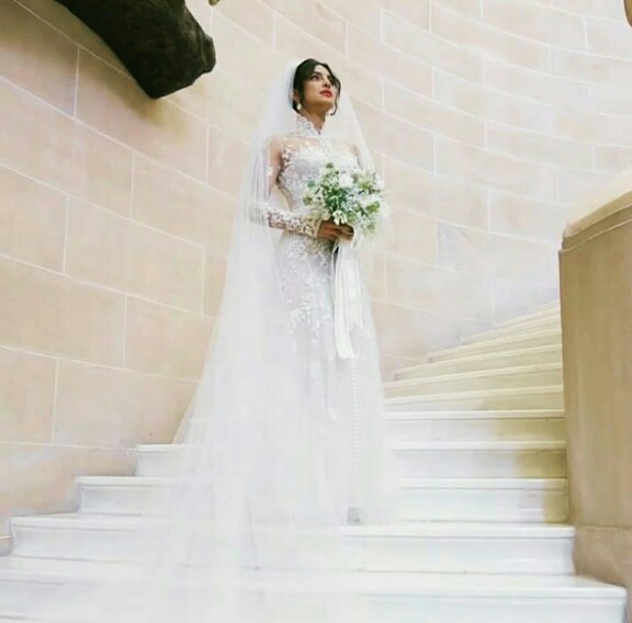 Priyanka Chopra And Nick Jonas's White Wedding-Pictures