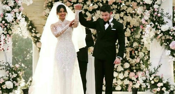 Priyanka Chopra And Nick Jonas's White Wedding-Pictures