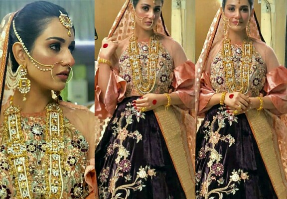 Sara Khan's Gorgeous Bridal Shoot | Reviewit.pk