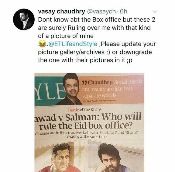 Vasay Chaudhry Has A Hilarious Reaction To One Of His News Cutting