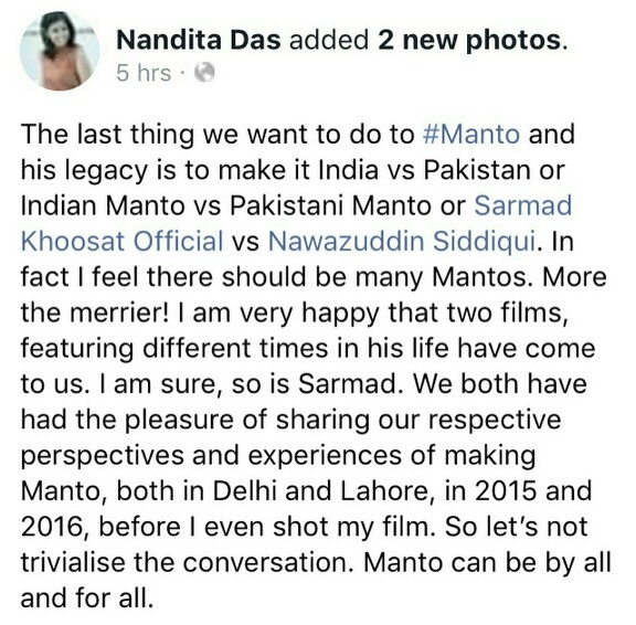 Its All Love Between Pakistani And Indian Manto