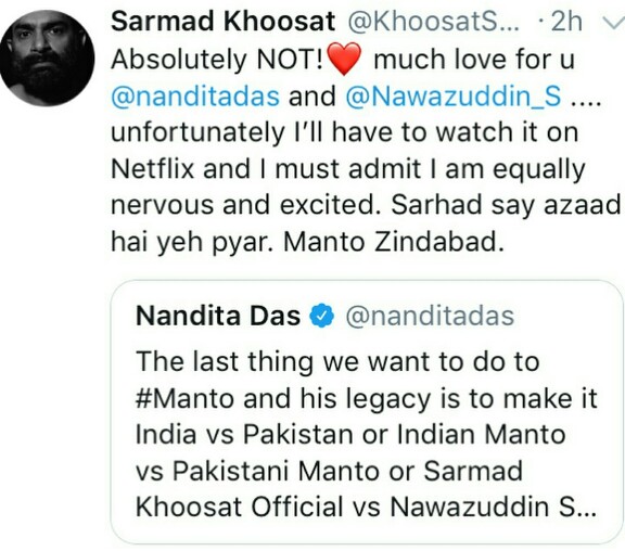 Its All Love Between Pakistani And Indian Manto