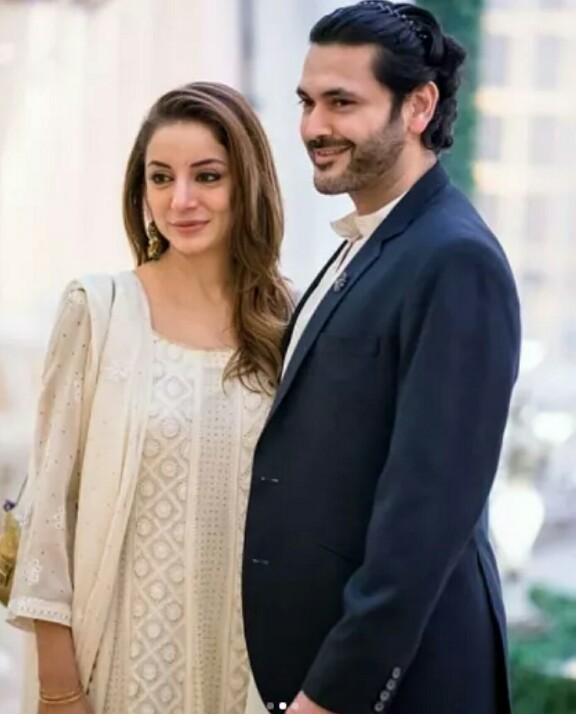 Fahad Mirza And Sarwat Gilani Clicked At A Wedding