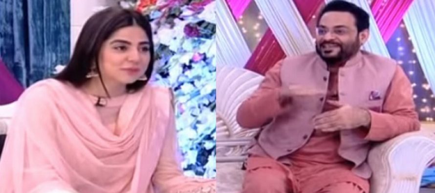 Aamir Liaquat and Sanam Baloch Flirt In Samaa’s Morning Show