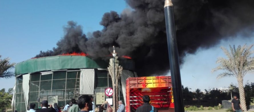 Danzoo Park in Bahria Town Karachi Catches Fire