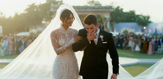 Priyanka Chopra And Nick Jonas's White Wedding-Pictures