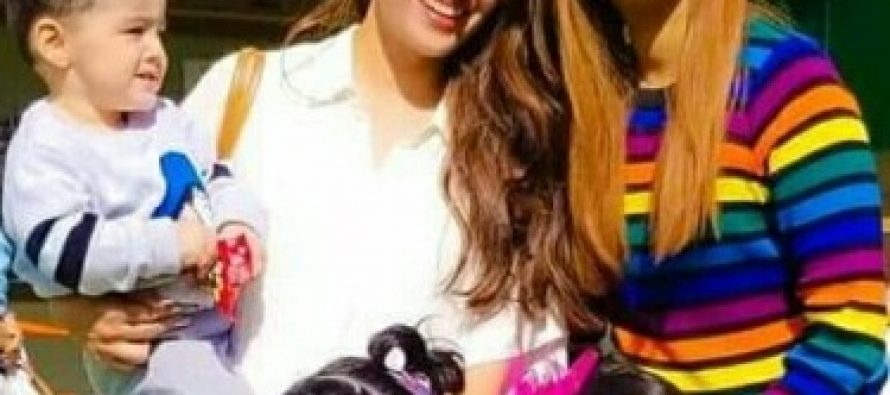 Ayeza Khan And Afifa Jibran With Kids