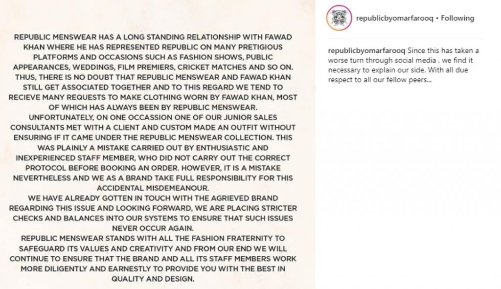 Republic Just Plagiarized SFK Bridals And Issued An Explanation!