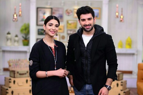 Muneeb Butt And Ramsha Khan Promote New Show
