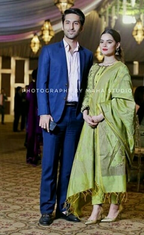 Minal Khan Spotted At Shan Baig's Walima  Reviewit.pk