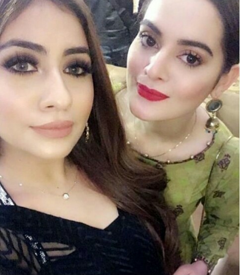 Minal Khan Spotted At Shan Baig's Walima