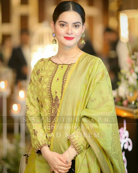 Minal Khan Spotted At Shan Baig's Walima