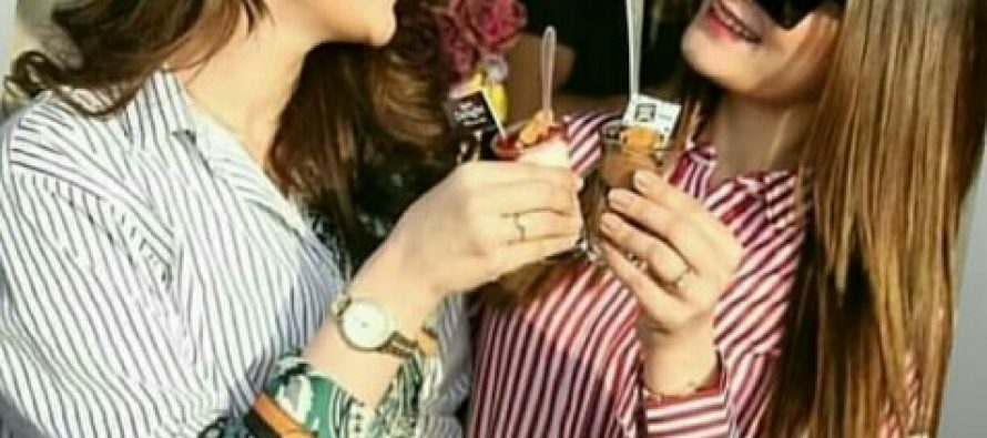 Aiman And Minal At A Food Event With Family