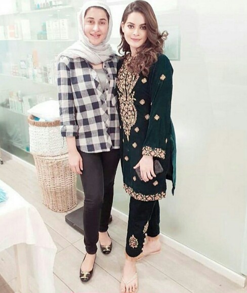 Shaista Lodhi With Celeb Clients At Her Clinic