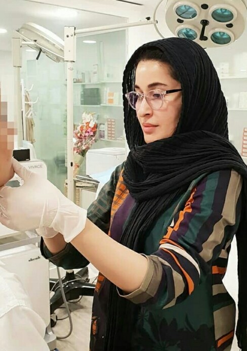 Shaista Lodhi With Celeb Clients At Her Clinic