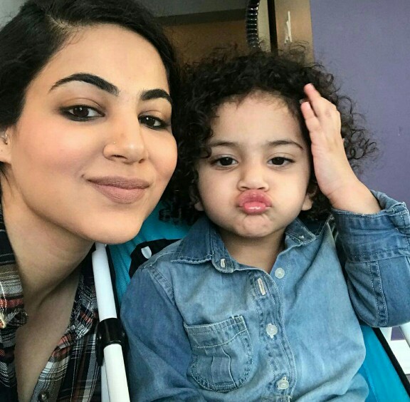 Annie Khalid With Her Cute Little Girl