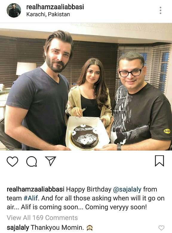 Team Alif Celebrates Sajal Aly's Birthday