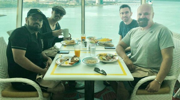 Fahad Mustafa On A Cruise In Singapore