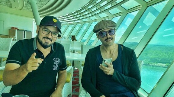 Fahad Mustafa On A Cruise In Singapore