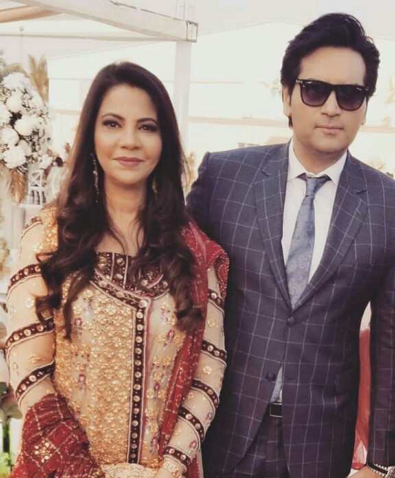 Humayun Saeed And Wife Samina On A Vacation